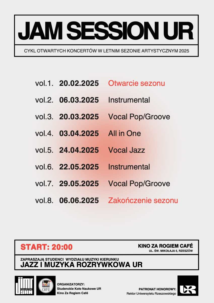 Harmonogram Jam Session UR